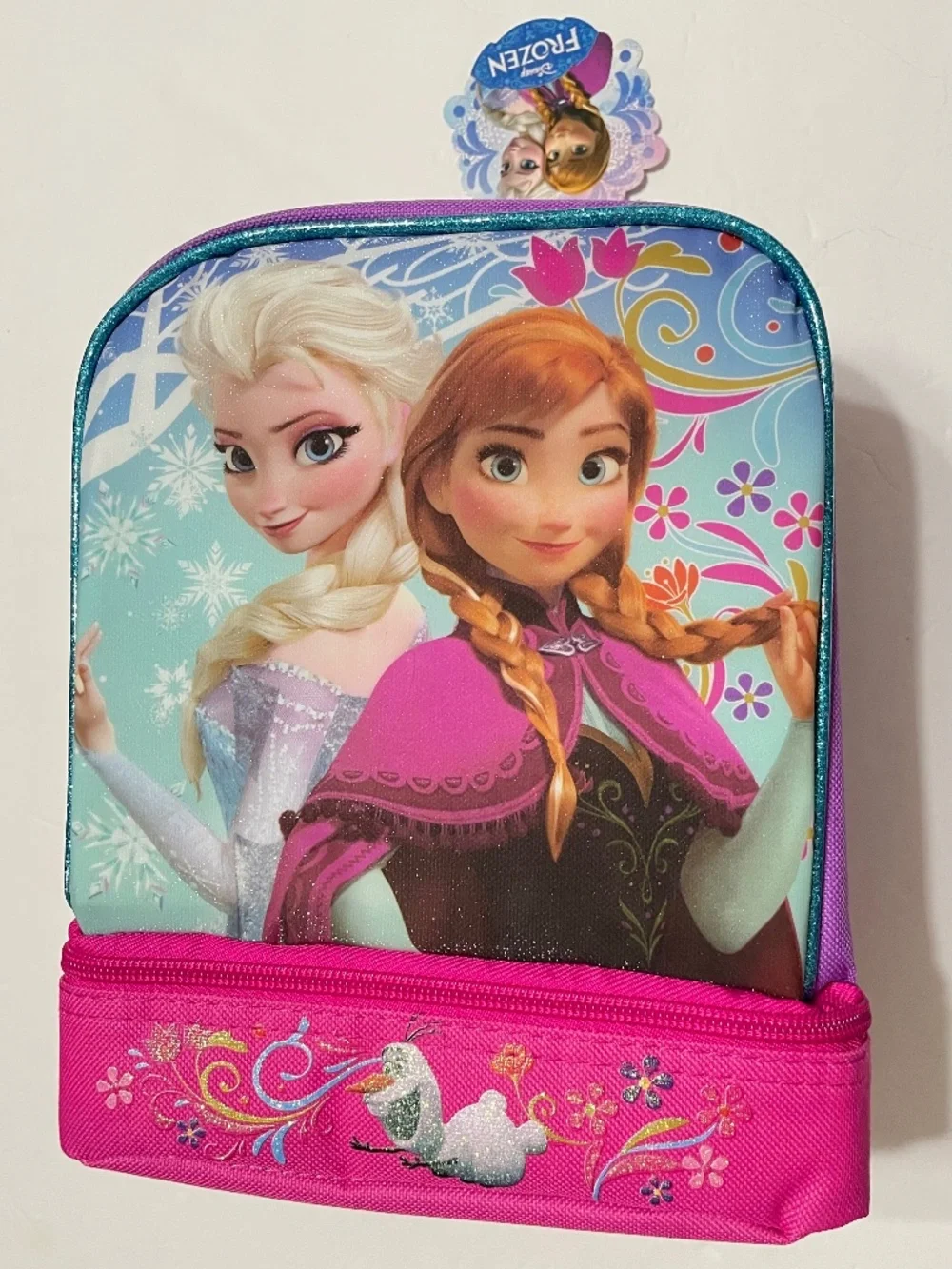 Disney Frozen Elsa Anna Pink School Lunch Bag ! New with tag!